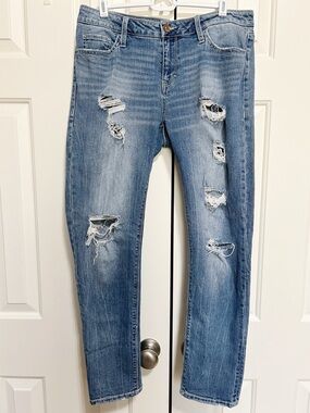 Daytrip Lynx Jeans 29 Distressed Destroyed 80's 90's Retro